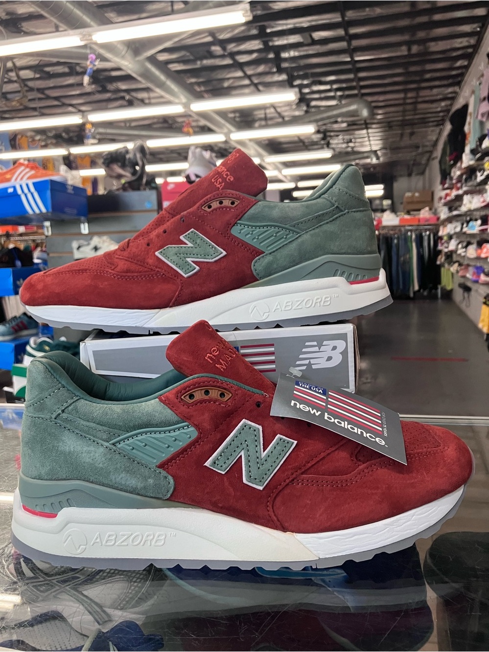 New Balance 998 Concepts Rivalry Pack Boston Size 10.5